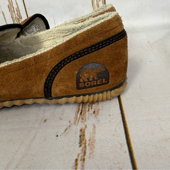 Sorel Brown Suede Loafers with Cozy Lining. Size 11 Men. Good used condition! main image 8